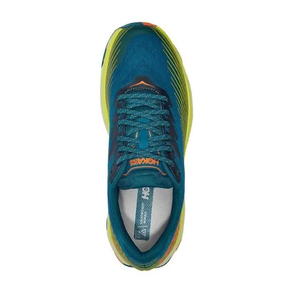 HOKA ONE ONE MEN'S RUNNING SHOES, BLUE CORAL EVENING PRIMROSE, 10 AU