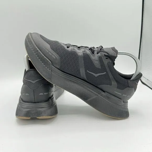 Hoka One One Transport X Black Running Shoes Women's 7 Men's 6 NWOB