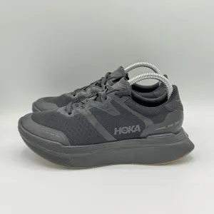 Hoka One One Transport X Black Running Shoes Women's 7 Men's 6 NWOB