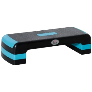 HOMCOM Adjustable Aerobic Stepper for Exercise and Workouts