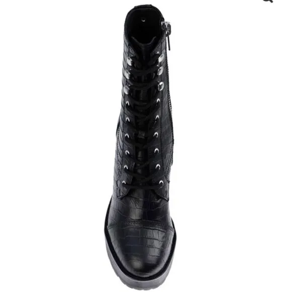 💥HOT ITEM💥Winnie Harlow x Steve Madden LisaLove Genuine Leather Croc Boots