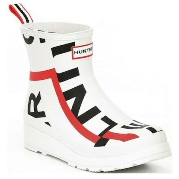 Hunter Original Play Short Exploded Logo Rain Boots