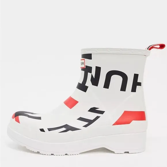 Hunter Original Play Short Exploded Logo Rain Boots