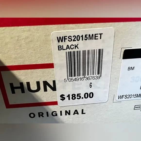 Hunter Refined Stud Biker rain boots NIB
