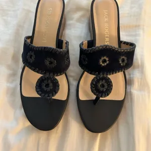 Jack Rogers Women's Navy heel Sandals
