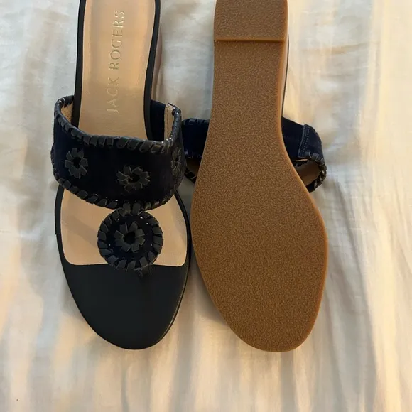 Jack Rogers Women's Navy heel Sandals