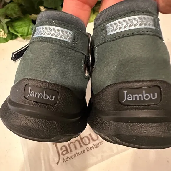 Jambu Womens Pine Adventure Designs Leather &amp; Textile Relax Foam Criss-Cross San
