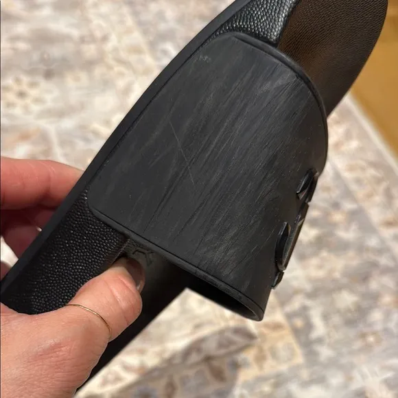 Jimmy Choo Black Slide Sandals
