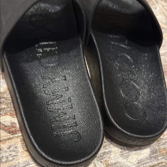 Jimmy Choo Black Slide Sandals