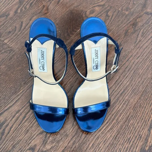 Jimmy Choo Blue Women's Sandals size 39.5