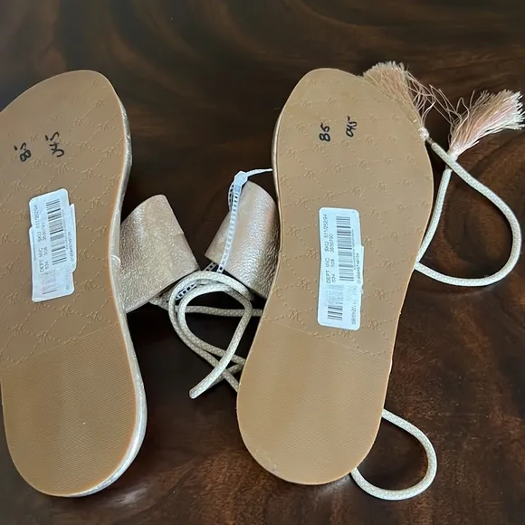 Johnston &amp; Murphy Zoey Ankle Wrap Sandals.