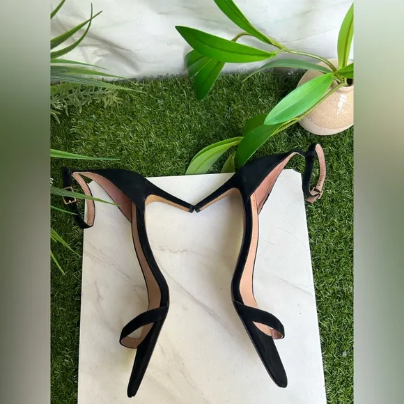 Joie Maisie Suede Sandal black women size 7.5 new no box