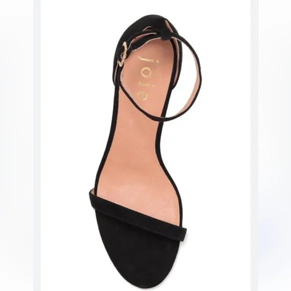 Joie Maisie Suede Sandal black women size 7.5 new no box
