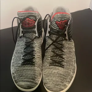 Jordan Athletic Shoes Black and Red