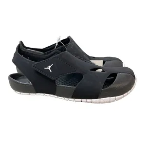 Jordan Youth Boy's Black Flare Sandals Sz 10C - New