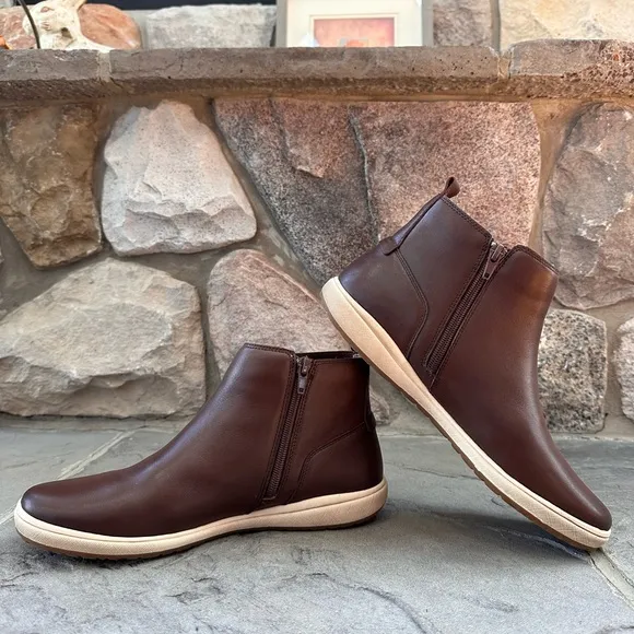 Josef Seibel Caren 29 Brown Leather Ankle Boot