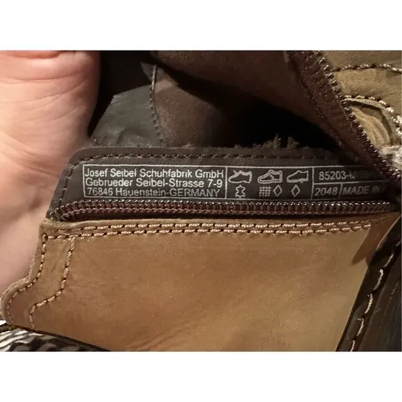 Joseph Seibel NEW size 37 Marta boots in Olive