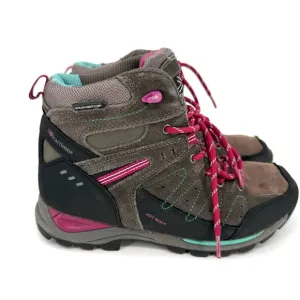 Karrimor Hot Rock Gray &amp; Purple Rain and Snow Boots with Ankle Support Size 5J