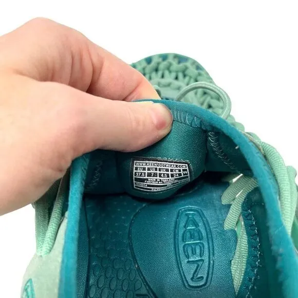 Keen Uneek 2 Cord sandals sneakers Sz 7 green everglade/ malachite