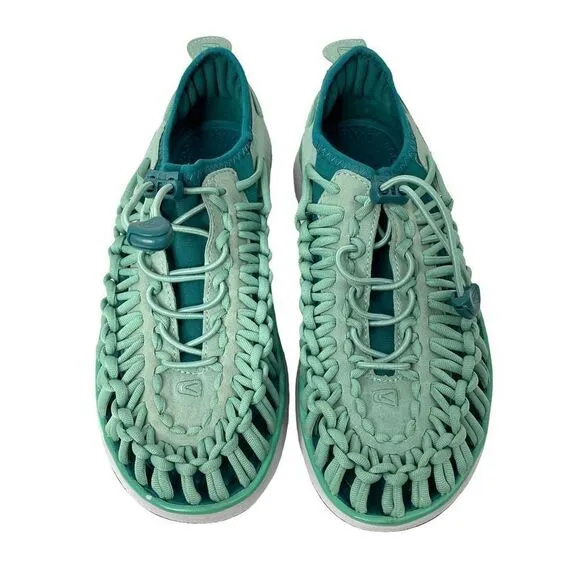Keen Uneek 2 Cord sandals sneakers Sz 7 green everglade/ malachite