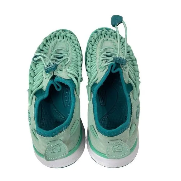 Keen Uneek 2 Cord sandals sneakers Sz 7 green everglade/ malachite