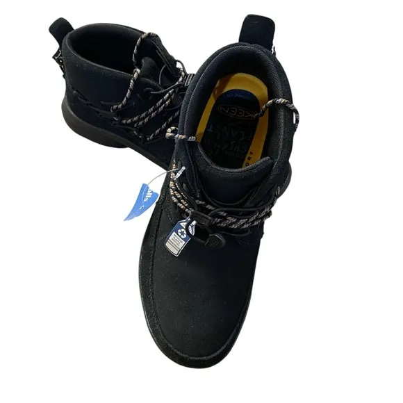 Keen Uneek Chukka arch support boots men black 8.5 NWT