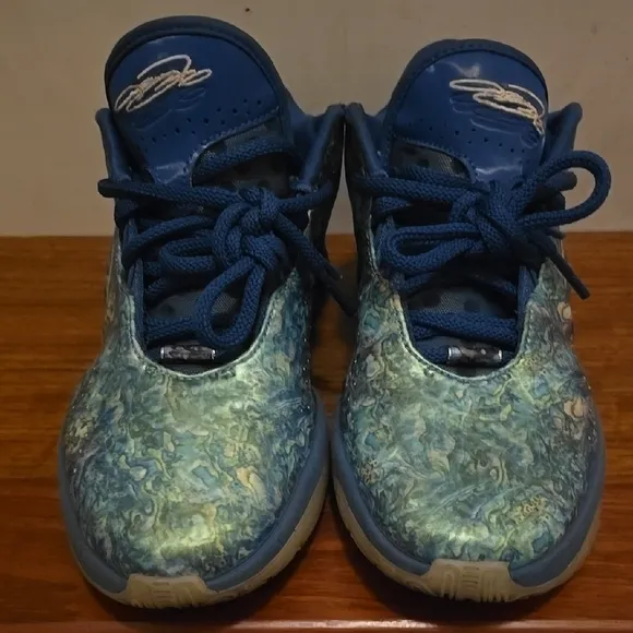 Kids Blue and Green Athletic Shoes