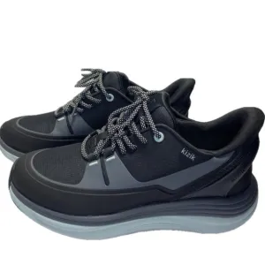Kizik London Low Top Sneakers Women’s Size 8 Black Mesh Slip-On Comfort –