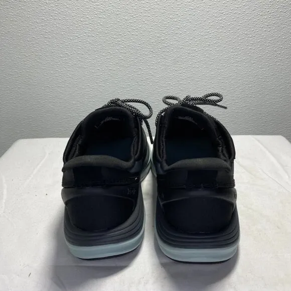 Kizik London Low Top Sneakers Women’s Size 8 Black Mesh Slip-On Comfort –