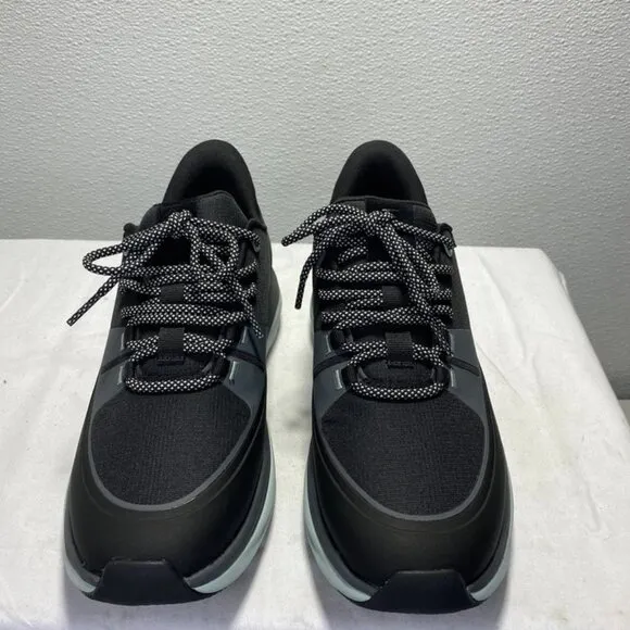 Kizik London Low Top Sneakers Women’s Size 8 Black Mesh Slip-On Comfort –