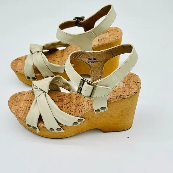 Korks Dawson Wedge Beige Sandals