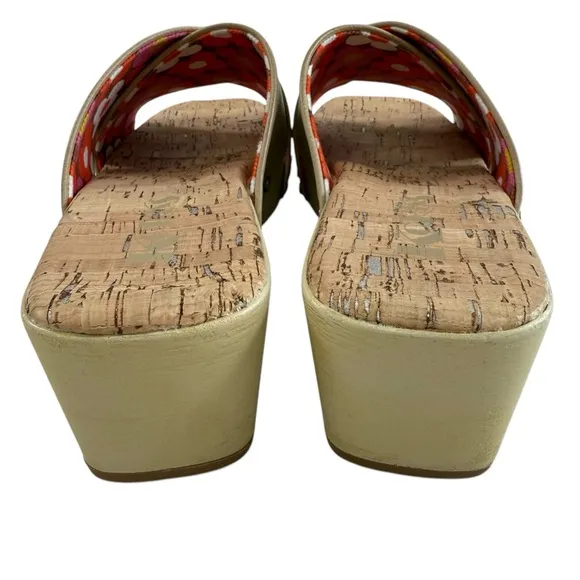 Korks Draya Studded Crisscross Platform Comfort Sandals Size 8M