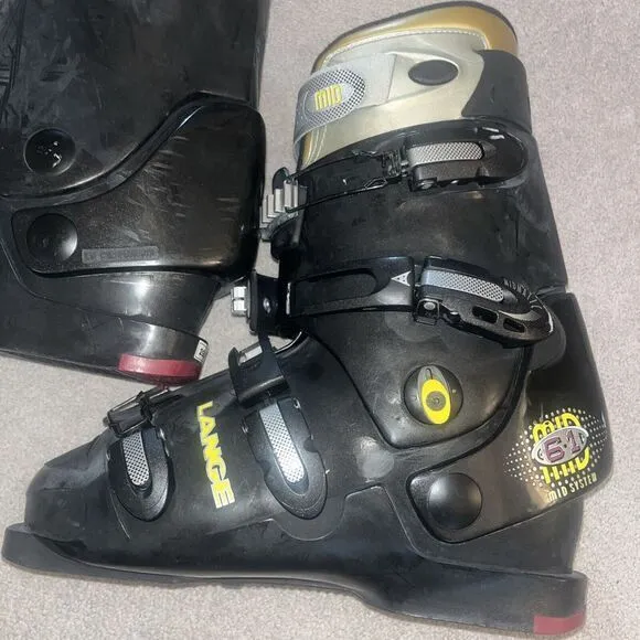 Lange Ski Boots Ergonomid Concept Mid System 6.1 Size 29.5 Skiing Shoe Boot Nice