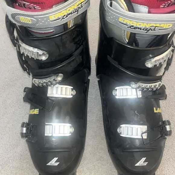 Lange Ski Boots Ergonomid Concept Mid System 6.1 Size 29.5 Skiing Shoe Boot Nice