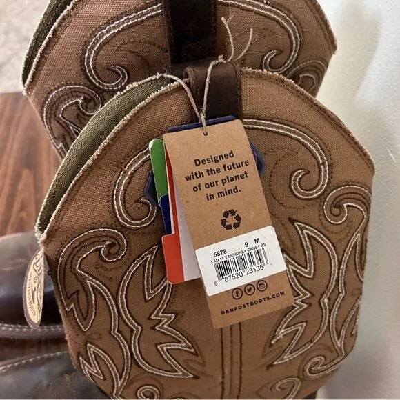 Laredo Women's Caney Leather Pull On Boots 9