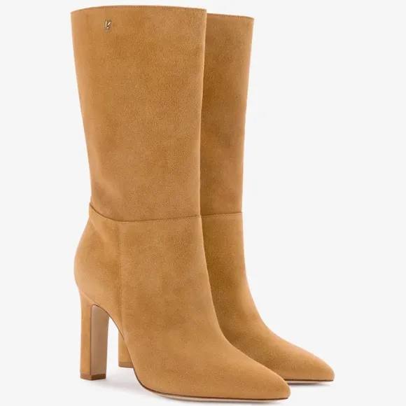🌹LARROUDE🌹 Cindy Boot In Toasted Suede Size: 9