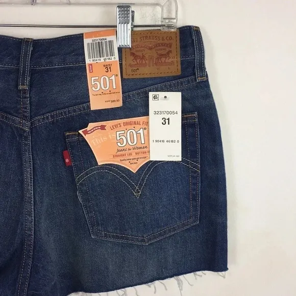 Levi’s 501 Original Fit Button Fly Cutoff Jean
