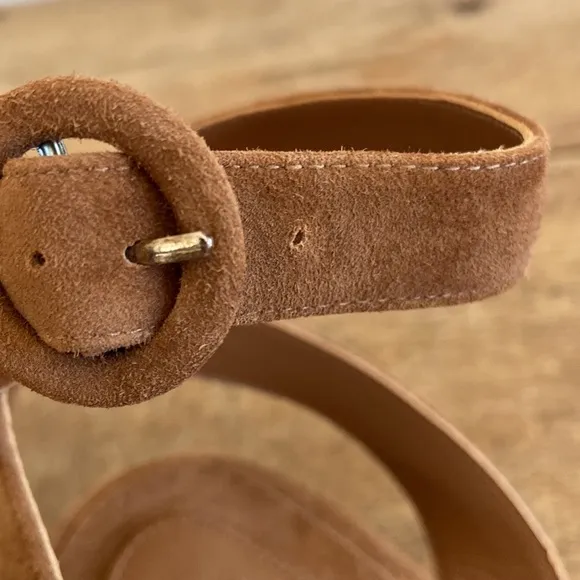 Margaux Suede City Sandals - NEW