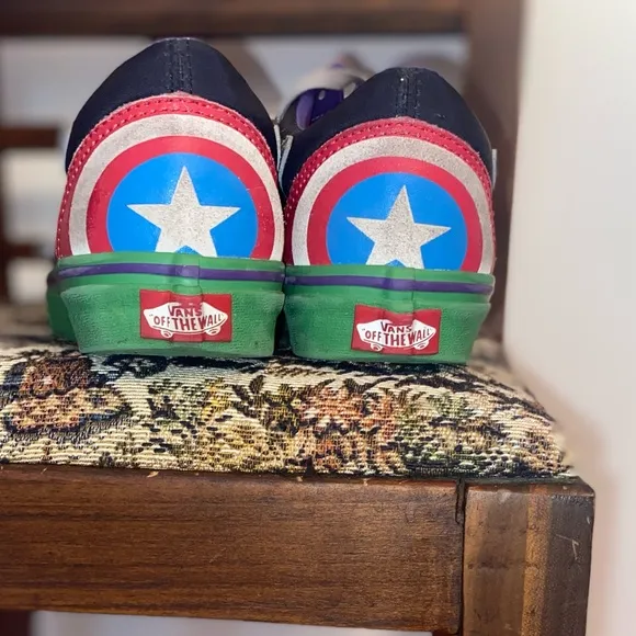 Marvel x Vans Old Skool Avengers', Size 7.5 Men, 9. Women