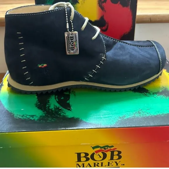 Men's Bob Marley Genuine Leather Upper #BM2003-16R Size 9. Good Condition $120