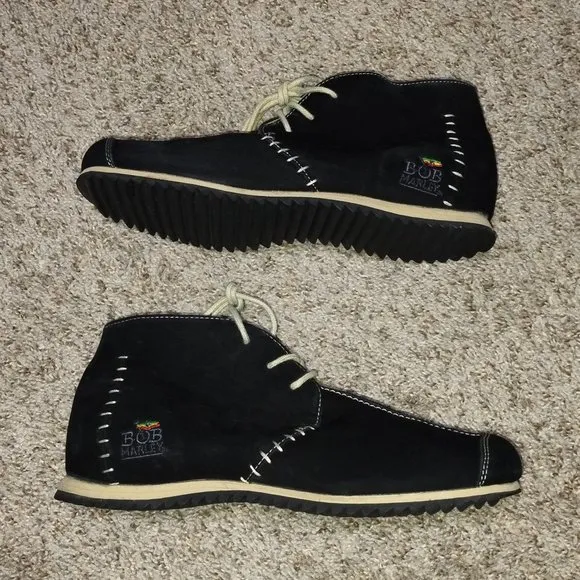 Men's Bob Marley Genuine Leather Upper #BM2003-16R Size 9. Good Condition $120