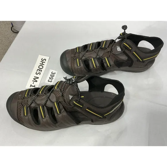 Mens New Balance Sandals 14 W Brown