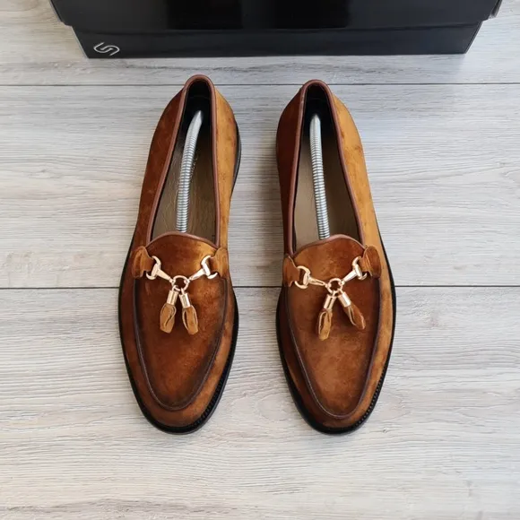 Men's Tassel Suede Leather Loafer