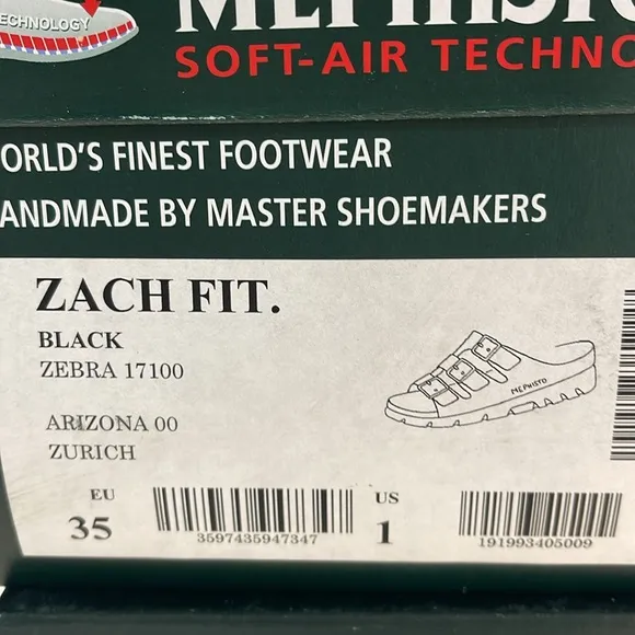 Mephisto Unisex Zach Fit Sandals