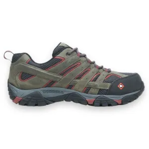 MERRELL Shoes Mens 8 Green Moab Vertex Vent Composite Toe SR EH Workwear J11121
