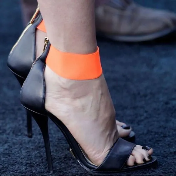 Michael Kora Collection Barbara Sandal Heels with Ankle strap