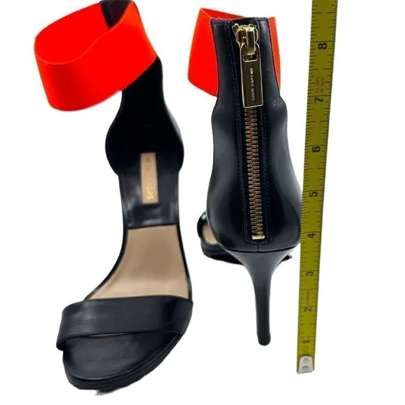 Michael Kora Collection Barbara Sandal Heels with Ankle strap