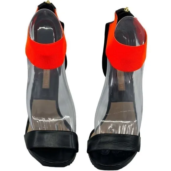 Michael Kora Collection Barbara Sandal Heels with Ankle strap