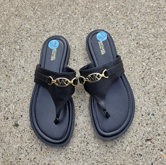 Michael Kors Black Sandals for Women Size 7.5