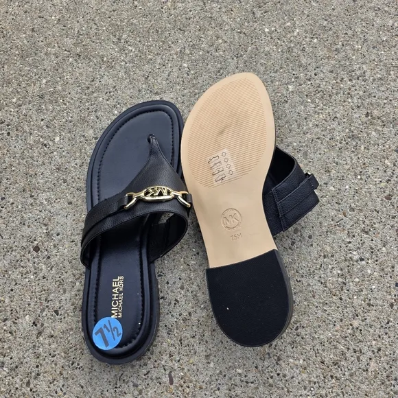 Michael Kors Black Sandals for Women Size 7.5